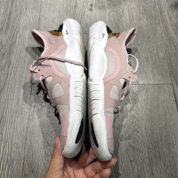 Nike Free RN 5.0 Women's Size 8 Running Shoes Pink Gold Black AQ1316-501 - Picture 10 of 10